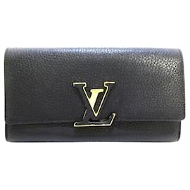Louis Vuitton-Louis Vuitton Portefeuille capucines-Black