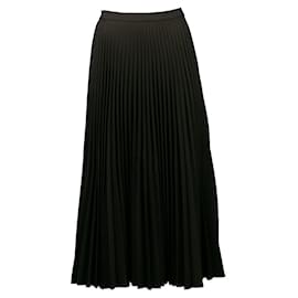Autre Marque-Roseville Black Pleated Skirt-Black