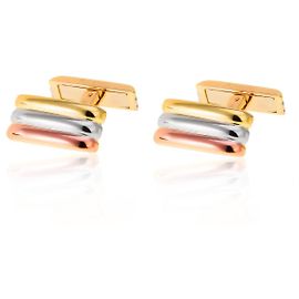Abotoaduras Cartier Trinity Gold Outro