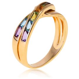 Guy Laroche Farbiger Steinring Mehrfarben