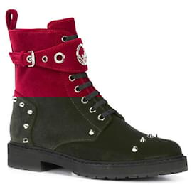 Fendi-Shoes with spikes-Red