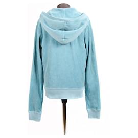 Juicy Couture-Light blue velor sweatshirt-Other