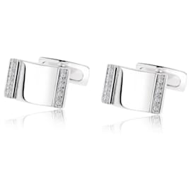 Autre Marque-Gianni Lazzaro gold cufflinks with diamonds-Other