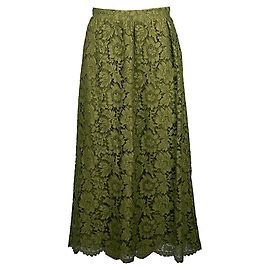 Saia de renda valentino Verde