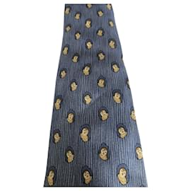 Hermès-hermes tie-Blue