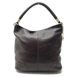 Lancel-NEW LANCEL FRANCÉS FLAIR A BOLSO DE MANO06120 BOLSO DE MANO PIEL SEMILLA MORADA-Púrpura