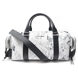 Christian Dior-NEW CHRISTIAN DIOR DUFFLE BANDOULIERE TRAVEL BAG-White