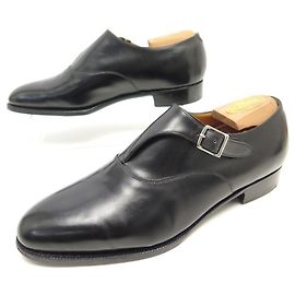 CHAUSSURES JOHN LOBB VINTAGE 1998 ED. LIMITEE 7.5E 41.5 MOCASSINS A BOUCLE Noir