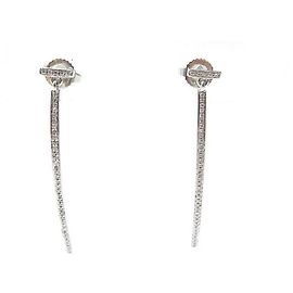 NUOVI ORECCHINI TIFFANY & CO T BARRETTES 40 DIAMANTI O ORECCHINI Argento