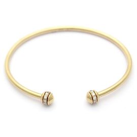 PULSEIRA NOVA ABERTO DE POSSESSÃO PIAGET ROSE GOLD 20 GOLD BANGLE DIAMONDS Dourado
