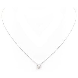 COLLAR NINE DINH VAN THE DIAMOND CUBE 608113 ORO BLANCO 18CAJA PARA COLLAR K + Otro