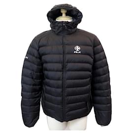 Ralph Lauren-NEW JACKET RALPH LAUREN DOWN JACKET EXPLORER XL 56 BLACK NYLON DOWN JACKET-Black