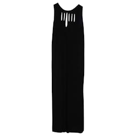 Chloé-Chloe Cutout Maxi Dress in Black Silk-Black