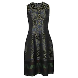 Etro Jacquard Robe Sans Manches en Polyester Multicolore Autre