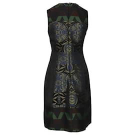 Etro-Etro Jacquard Sleeveless Dress in Multicolor Polyester-Other