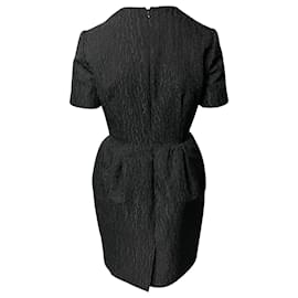 Balenciaga-Balenciaga Mini Dress in Black Polyester-Black