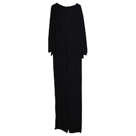 Emilio Pucci-Emilio Pucci Long Sleeves Jumpsuit in Black Silk-Black