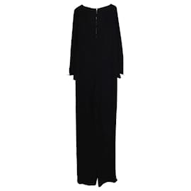 Emilio Pucci-Emilio Pucci Long Sleeves Jumpsuit in Black Silk-Black