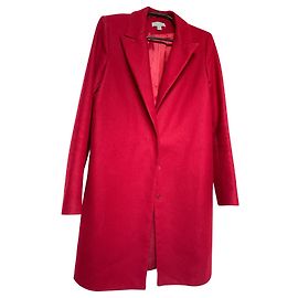 Cos Casaco de lã vermelha Vermelho
