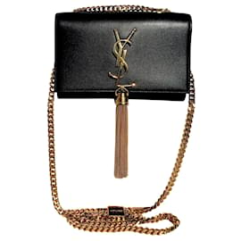 Saint Laurent-Kate monogramma nappa-Nero