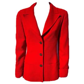Chanel-chaqueta de sport-Roja