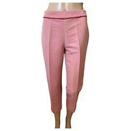 Twin Set Pink Polyester Pants PS62AR Pink