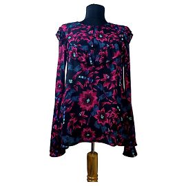 & Other Stories Chemisier Fleuri en Viscose Multicolore