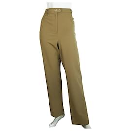 Laurèl-Laurel Chestnut Brown Straight Leg dress Court trousers pants size 42-Brown