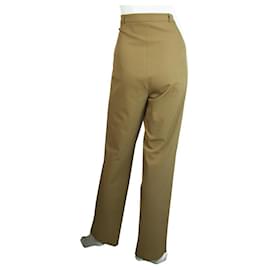 Laurèl-Laurel Chestnut Brown Straight Leg dress Pantalones de corte talla de pantalón 42-Castaño