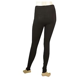 Rundholz-Pantalones leggings largos de mezcla de algodón negro Rundholz pantalones talla S-Negro