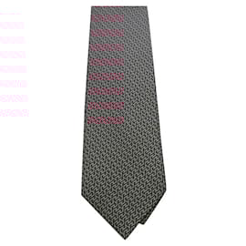 Hermès-new hermès tie-Red