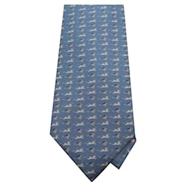 Hermès-new hermès tie 2021-Blue