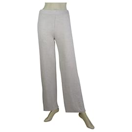 Autre Marque-Pantalon Jogger Majestic Filatures Extra Fine Beige Pantalon Pantalon Taille 1-Blanc