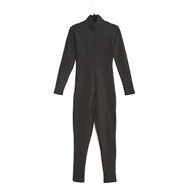 Thierry Mugler sewing 1995 BLACK JUMPSUIT FR38 NEW Black