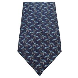 new hermès tie 2021 Navy blue
