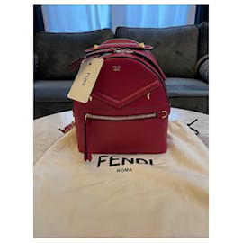 Fendi-Backpacks-Red