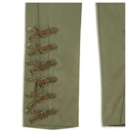 Dior-Galliano 3EINE KHAKI-ARMEE FR36-Khaki