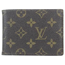 Louis Vuitton-Monogram Multiple Wallet Men's Slender Marco Florin Bifold-Other
