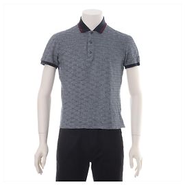 [Gebraucht] Gucci Baumwoll Poloshirt S Herren Schwarz GG Schwarz