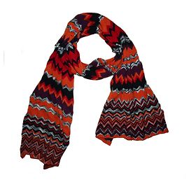 MISSONI SCIARPA IN MAGLIA ZIG ZAG Multicolore