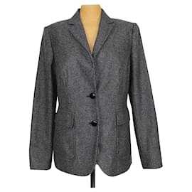 Escada Grey Wool Jacket Grey