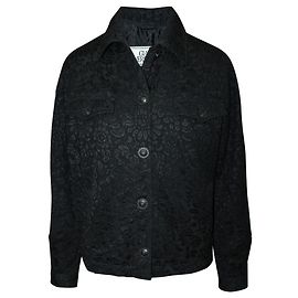 Gianni Versace Vintage 1990s Black Lace Jacket Black