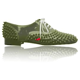 Christian Louboutin-Pigalle Spikes 100 Patent-Pink