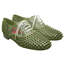 Christian Louboutin-Pigalle Spikes 100 Patent-Pink