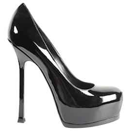 Yves Saint Laurent-Zapatos de salón negros con plataforma Tribtoo-Negro