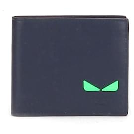 Fendi-Fendi Wallet-Navy blue