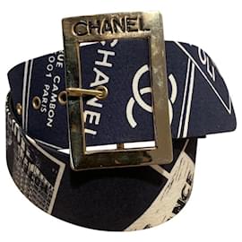 Chanel-Cinturones-Azul marino