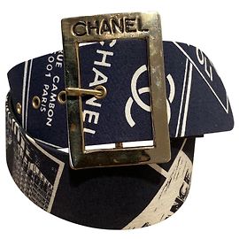 Chanel Belts Navy blue