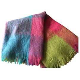 Autre Marque Lenço echarpe de mohair multicolorido Multicor