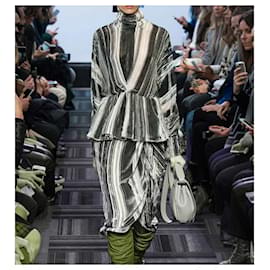 JW Anderson-JW Anderson Velvet Peplum Blouse-Grey